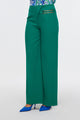 Semperiba Zincir Aksesuarlı Yeşil Pantolon