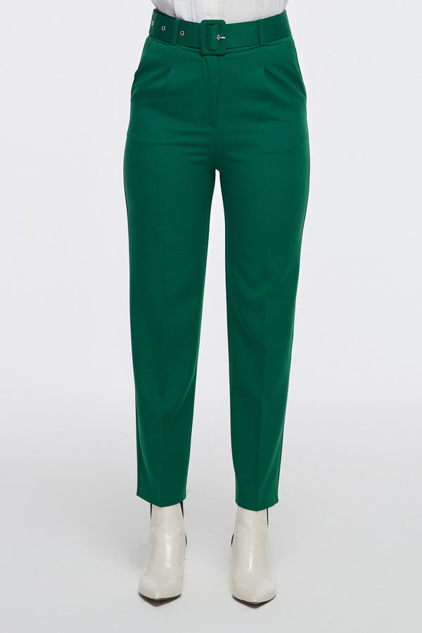 Semperiba Cep Detaylı Pantolonlu Yeşil Takım